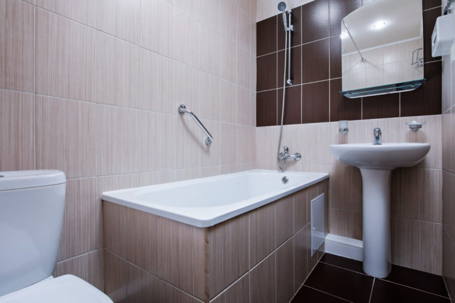 Ванная комната 1 местного стандарта санатория Казахстан Ессентуки - фотография