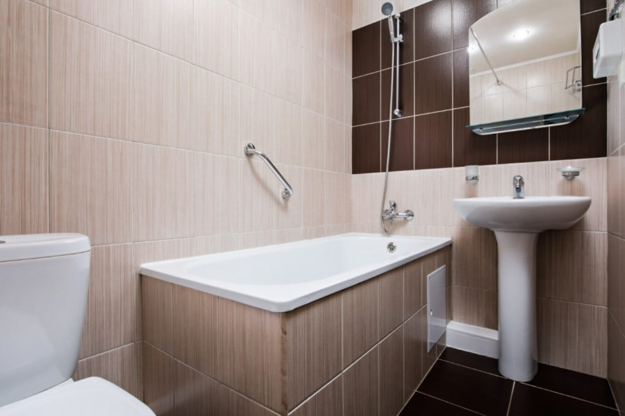 Ванная комната 2 местного стандарта санатория Казахстан Ессентуки - фотография