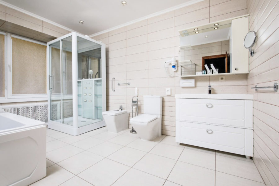 Ванная комната в номере Сюит Президентский санатория Казахстан Ессентуки - фотография