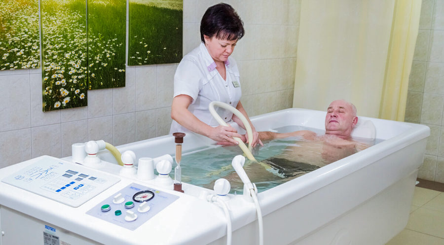 Подводный душ-массаж санатория Казахстан Ессентуки - фотография